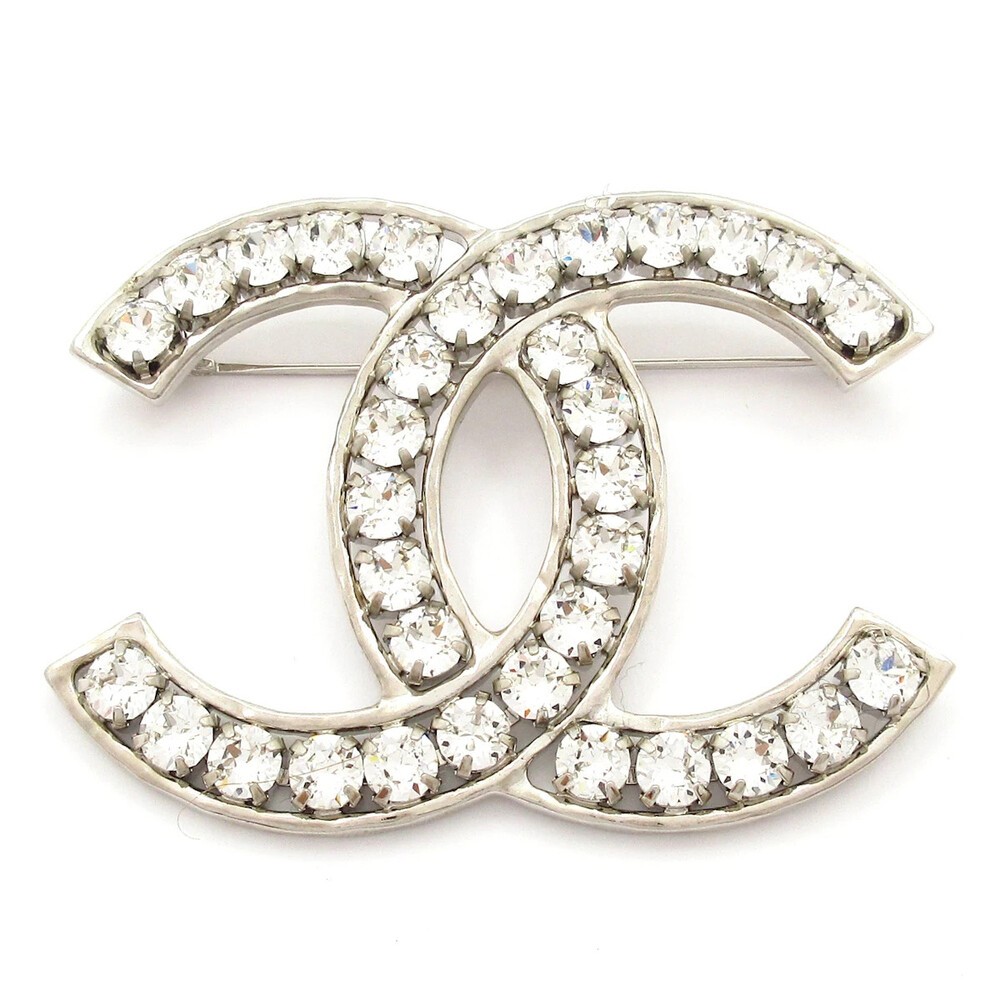 Chanel Coco Silver Clear Hardware #350670C10B